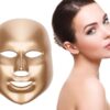 Masque LED Photon Doré — Soin Anti-acné & Rajeunissement