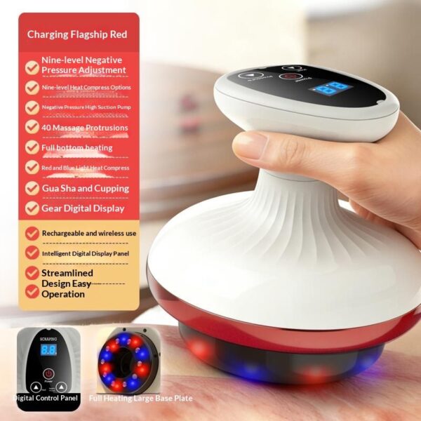 Gua Sha Électrique Rechargeable — Massager Visage & Corps