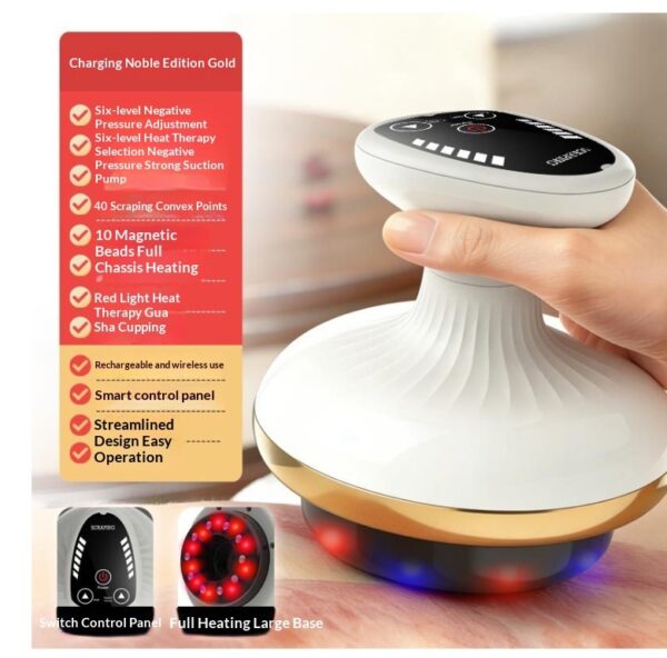 Gua Sha Électrique Rechargeable — Massager Visage & Corps