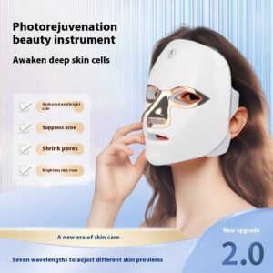 Masque LED Visage Rechargeable — 3 Couleurs