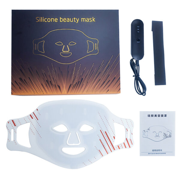 Masque LED Photons Silicone — Soin Anti-Âge