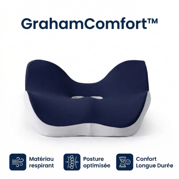 Coussin Lombaire Ergonomique Mémoire de Forme – Confort Pro