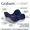 Coussin Lombaire Ergonomique Mémoire de Forme – Confort Pro
